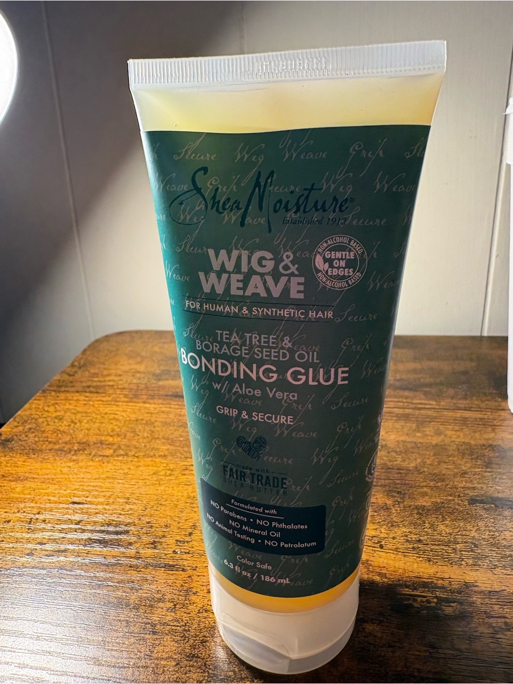 Shea Moisture Wig & Weave Tea Tree & Borage Seed Oil Bonding Glue 6.3 FL OZ - Picture 5 of 6